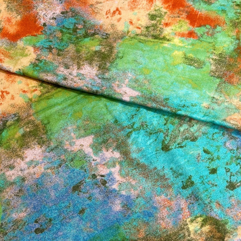 Northcott Venetian Glass #2628 by Ro Gregg‎ Fabric Multicolor Abstract Cotton